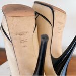 YSL • Tribute 105 Pump canvas leopard Mary Jane heels patent leather platform Tan Size 7.5 Photo 13