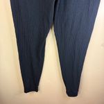 Alo Yoga Muse Ribbed Jogger Pants Black Lounge Comfort Drawstring Waist Size M Photo 7