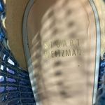 Womens STUART WEITZMAN Blue Leather Ankle Straps Sandals 7.5 M Photo 3