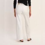 Everlane  The Way High‎ Sailor Jean in Bright White Wide Leg Denim NEW Size 23R Photo 1