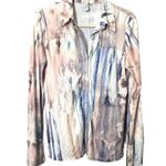 & Other Stories & Other Stories Watercolour Button Up Blouse Slight Puff Shoulder 10 Photo 3