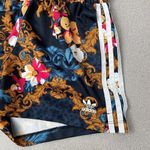 Adidas  Her Studio London Floral Shorts XS Blue Multi Striped Run Workout Train Photo 4