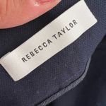 Rebecca Taylor NWT High Waist Cotton Tailored Navy Shorts Sz 14 Photo 4