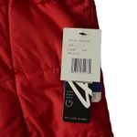 NBA Bulls Red Puffer Sherpa Vest Reversible Womens Large Full Zip Sleeveless Photo 4