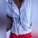 Free people movement NWT two step zip up hoodie jacket Gray Size M Photo 3