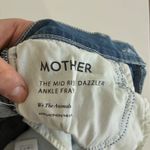 MOTHER The Mid Rise Dazzler Ankle Fray Jeans We the Animals Women's Size 25 Blue Photo 7