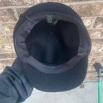 Vintage Y2K Newsboy 100% Wool‎ Hat Womens Cap Chain Pom Pom Preppy Accessories Black Photo 5