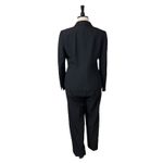 Kasper Women’s 2 Piece Pant Suit 1 Button Classic Notch Lapel Black Plus Size 16 Photo 3