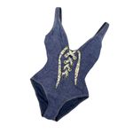 Karla Colletto Claire Denim Lace Photo 1