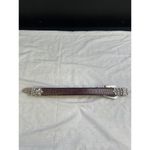 Lake Shore Drive Women's Western Brown Leather Silver Buckle Belt S/M SKU 3260 Photo 7