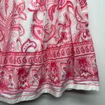 Worth Floral Skirt Womens 0 Cotton Paisley Fairy Boho Cottage Festival Prairie Pink Photo 4