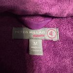 Peter Millar  Full Zip Performance Vest Women's Size Medium Purple Faux Fur Golf Photo 4