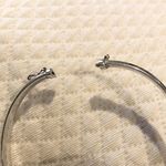 Sterling Silver  Spring Closure Locking Clasp Closure Bangle Bracelet Photo 8