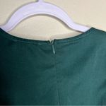 Open Edit  Womens Size‎ S Green Satin Cutout Long Sleeve Top Photo 12