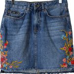 Superdry Floral Embroidered Denim Skirt Heritage 93 Women’s Size W28 Photo 6