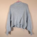 ZARA Wool Blend Oversized Cardigan Sweater Womens S Rhinestone Bow Coquette Photo 1
