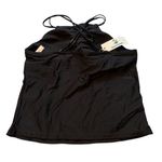 Beachsissi NWT, Criss Cross Back Tummy Control Black Tankini Set Photo 8