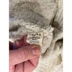 Illa Illa Open Back Knit Sweater Womens Medium Ivory Boho Chunky Cotton Pullover Photo 6