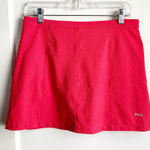 FILA Coral Hot Pink Activewear Skirt Skort Shorts Casual Preppy Tennis Size M Photo 0