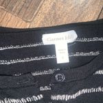 Garnet Hill merino wool sweater striped size small  button up knit Photo 1
