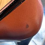 Calvin Klein  Business Formal Brown & Black Shoe Metal Buckle Peep Toe SZ… Photo 9