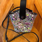 No Boundaries  Multicolored Bucket Bag Abstract Color Swirl ￼ Photo 0