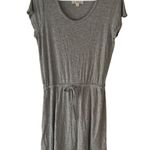 Olive & Oak Women's Size Medium Gray Ribbed Knit Above Knee Dress Photo 0