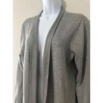 A Love Story Women's Gray Knit Cardigan Sweater XL Open Front Long Sleeve Photo 1