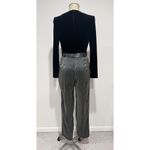 D.J. Summers Vintage 80s Black & Metallic Silver Belted Jumpsuit Romper Size 6 Photo 1