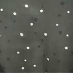 H&M bell sleeve black dress with black and white polka dots size 4 Photo 7