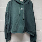 Adidas  Green Cropped Hoodie Photo 0