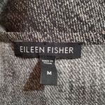 Eileen Fisher  Gray & Black Silk Sheer Tank Top (M) Photo 7
