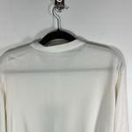 CP Shades  San Francisco Top‎ Women Large Rayon Button Up Shirt Ivory Vintage Photo 6