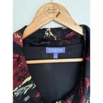 Vivienne Tam  Mesh Cowl Neck Long Sleeve Top Medium Abstract Art To Wear Photo 1