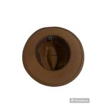 ✨NWOT✨Women Belt Buckle Fedora Hat Classic Wide Brim Floppy Felt Panama Hat✨ Brown Photo 9