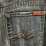 7 For All Mankind Women's Bootcut Jeans Size 27 Dark Blue Denim Photo 5