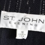 St. John  Evening Black Long Sleeve Top Photo 3