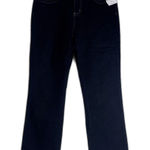 CAbi Jeans Womens 6 Black Straight Leg Stretch Denim jean Contrast Stitch Photo 0