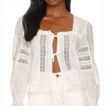 Tularosa Mackay Blouse in White Large Photo 0