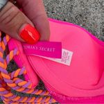 Victoria's Secret Victoria’s Secret 32A Orange Fuchsia Twist Strap Hot Pink Bandeau Bikini Top Photo 4