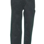 Cache Black Silver Metallic Embroidery Jean Pant Ankle Stretch New $98 NWT Photo 0