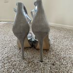 Charles by Charles David  Platform Heeled Shoes Silver Gray Party Wedding Heels Photo 9