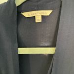 41 Hawthorn Navy Blue Ruched Wrap Style V Neck 3/4 Sleeve Top Size S Black Photo 2