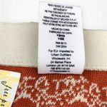 Free People Nordic Stripe Sweater Knit Midi Pencil Skirt Orange Cream Medium Photo 4