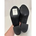 Eileen Fisher Black Suede Block Heel Mules Open Toe Slip On Women's Shoes Photo 4