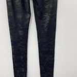 Spanx Faux Leather Camo Legging Matte Black Camo Size Small Photo 7