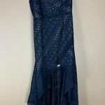 Aijek Rylee Lace Toga Maxi Dress Black Size 4 Photo 3