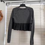 Free People Sweet Jane grey Cropped Pullover Top β Indie Romantic xs Photo 2
