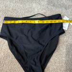 Time And Tru NWT  Black High-Waisted Bikini or Tankini Bottom Women’s Size Large Photo 3
