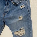 Denim & Co & Denim Brand Womens Jean Shorts Blue Cut Off Stonewash Mid Rise Distressed 32 Photo 1